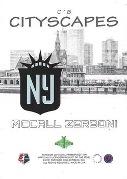 2021 Parkside NWSL Premier Edition - Cityscapes #C16 McCall Zerboni Back