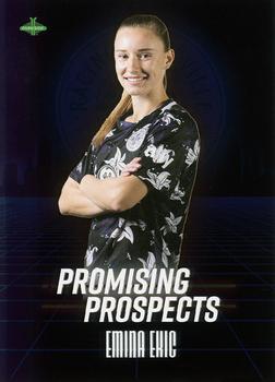 2021 Parkside NWSL Premier Edition - Promising Prospects Blue #11 Emina Ekic Front