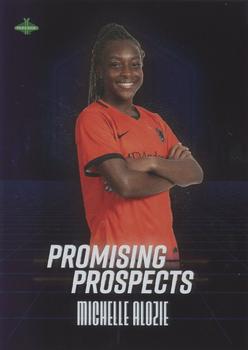 2021 Parkside NWSL Premier Edition - Promising Prospects Blue #13 Michelle Alozie Front