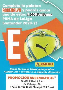 2020-21 Panini Adrenalyn XL La Liga Santander - Adrenalyn Letras #NNO E Front
