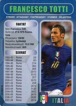 2008-11 Boing Superstars #30 Francesco Totti Back