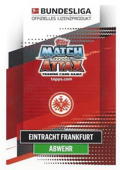 2020-21 Topps Chrome Match Attax Bundesliga #20 David Abraham Back
