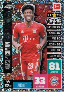 2020-21 Topps Chrome Match Attax Bundesliga - X-Fractor #44 Kingsley Coman Front