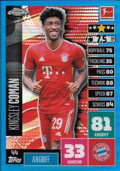 2020-21 Topps Chrome Match Attax Bundesliga - Blue #44 Kingsley Coman Front