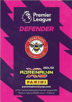 2021-22 Panini Adrenalyn XL Premier League #49 Ethan Pinnock Back