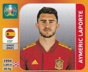 2021 Panini UEFA Euro 2020 Tournament Edition - Panini UEFA Euro 2020 Tournament Edition Updates #521x Aymeric Laporte Front