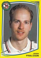 2000 Panini Swedish Allsvenskan #209 Johan Paulsson Front