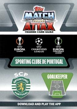 2021-22 Topps Match Attax Champions & Europa League #308 Antonio Adan Back