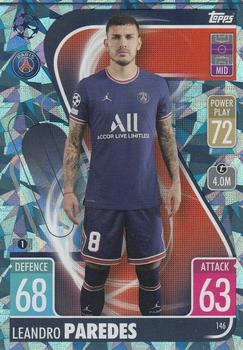 2021-22 Topps Match Attax Champions & Europa League - Crystal #146 Leandro Paredes Front