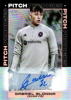 2021 Topps Chrome MLS - Autograph Refractor #198 Gabriel Slonina Front