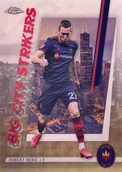 2021 Topps Chrome MLS - Big City Strikers SuperFractor #BCS-12 Robert Beric Front