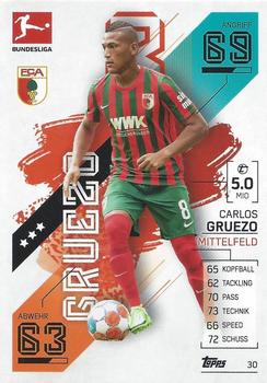2021-22 Topps Match Attax Bundesliga #30 Carlos Gruezo Front