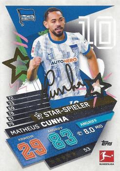 2021-22 Topps Match Attax Bundesliga #53 Matheus Cunha Front