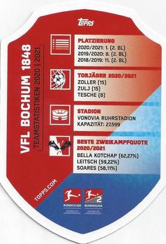 2021-22 Topps Match Attax Bundesliga #91 Clubkarte Back