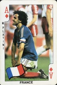 1986 Dandy Gum World Cup Mexico 86 #A♦ Michel Platini Front