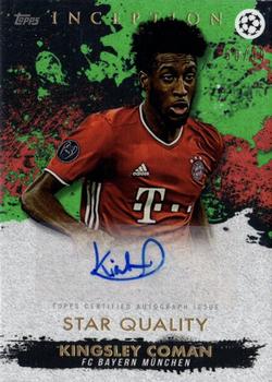2020-21 Topps Inception UEFA Champions League - Autographs Green #NNO Kingsley Coman Front