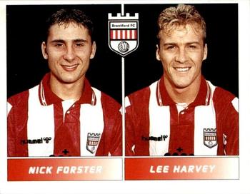 1994-95 Panini Football League 95 #401 Nick Forster / Lee Harvey Front