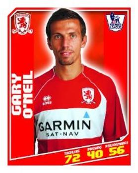 2008-09 Topps Premier League Sticker Collection #307 Gary O'Neil Front
