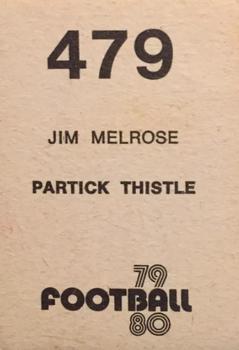 1979-80 Transimage Football Stickers #479 Jim Melrose Back