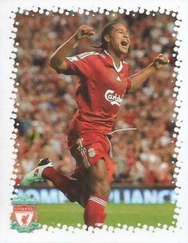 2009-10 Liverpool F.C. Official Sticker Collection #16 Glen Johnson Front