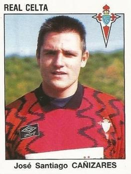 1993-94 Panini Fútbol Estrellas de la Liga #90 José Santiago Cañizares Front