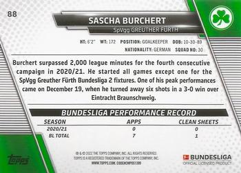 2021-22 Topps Bundesliga #88 Sascha Burchert Back