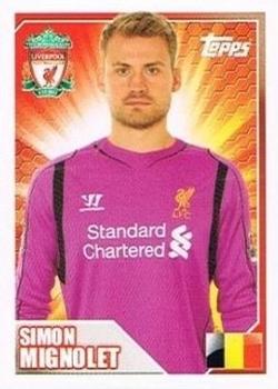 2014-15 Merlin Premier League 2015 #201 Simon Mignolet Front