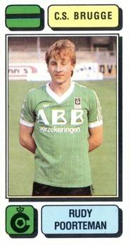 1982-83 Panini Football 83 (Belgium) #102 Rudy Poorteman Front