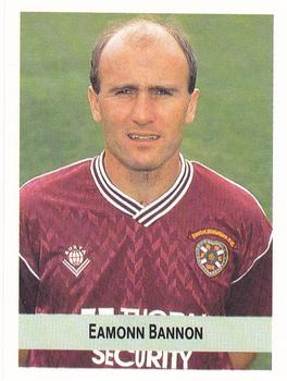 1990-91 The Sun Soccer Stickers #361 Eamonn Bannon Front