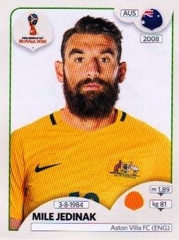 2018 Panini FIFA World Cup: Russia 2018 Stickers (Black/Gray Backs, Printed in USA) #224 Mile Jedinak Front