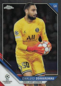 2021-22 Topps Chrome UEFA Champions League #18 Gianluigi Donnarumma Front