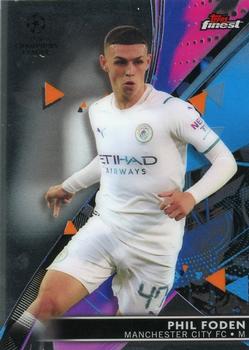 2021-22 Finest UEFA Champions League #3 Phil Foden Front