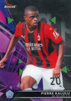 2021-22 Finest UEFA Champions League #16 Pierre Kalulu Front