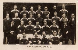 1922 Pals Football Series #7 Middlesbrough Front