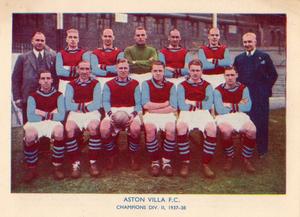 1938 Shermans Pools Searchlight on Famous Teams #NNO Aston Villa Front