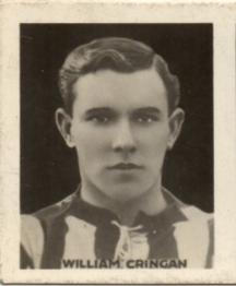 1922 The Magnet Library Football Real Photos of Famous Footballers #7 William Cringan Front