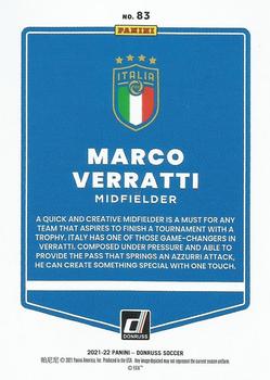 2021-22 Donruss #83 Marco Verratti Back