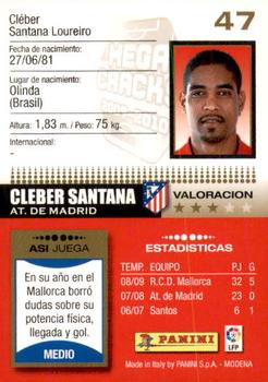 2009-10 Panini Megacracks #47 Cleber Santana Back