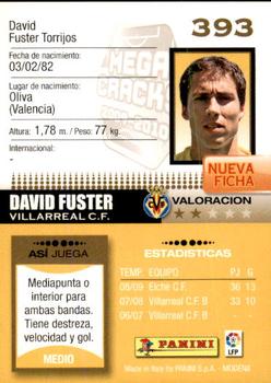 2009-10 Panini Megacracks #393 David Fuster Back