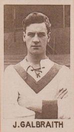 1927 Roche & Co. Ltd The Rising Sun Famous Footballers #15 Jack Galbraith Front