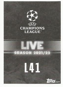 2021-22 Topps UEFA Champions League Sticker Collection - Live #L41 Boulaye Dia Back