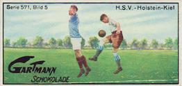 1924 Gartmann Chocolate (Series 571) Snapshots From Football #5 H.S.V. - Holstein-Kiel Front