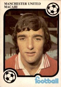 1975-76 Monty Gum Football Now #NNO Lou Macari Front