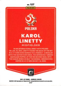 2021-22 Donruss - Optic #127 Karol Linetty Back