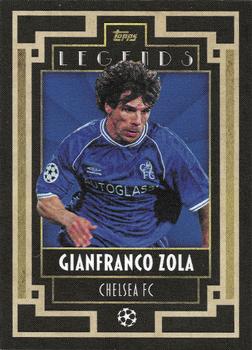 2021-22 Topps Deco UEFA Champions League - Legends #NNO Gianfranco Zola Front