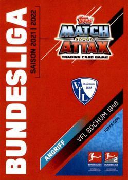 2021-22 Topps Chrome Match Attax Bundesliga - X-Fractor #34 Takuma Asano Back