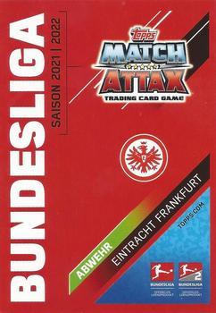 2021-22 Topps Chrome Match Attax Bundesliga - X-Fractor #169 Martin Hinteregger Back