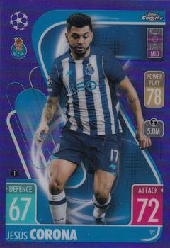 2021-22 Topps Chrome Match Attax UEFA Champions League & Europa League - Purple #109 Jesús Corona Front