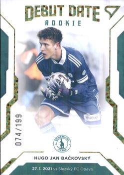 2020-21 SportZoo Fortuna:Liga 2. Serie - Debut Date Rookie Limited #DR04 Hugo Jan Backovsky Front