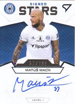 2021-22 SportZoo Fortuna:Liga - Signed Stars Level 1 #S1-MM Matus Macik Front